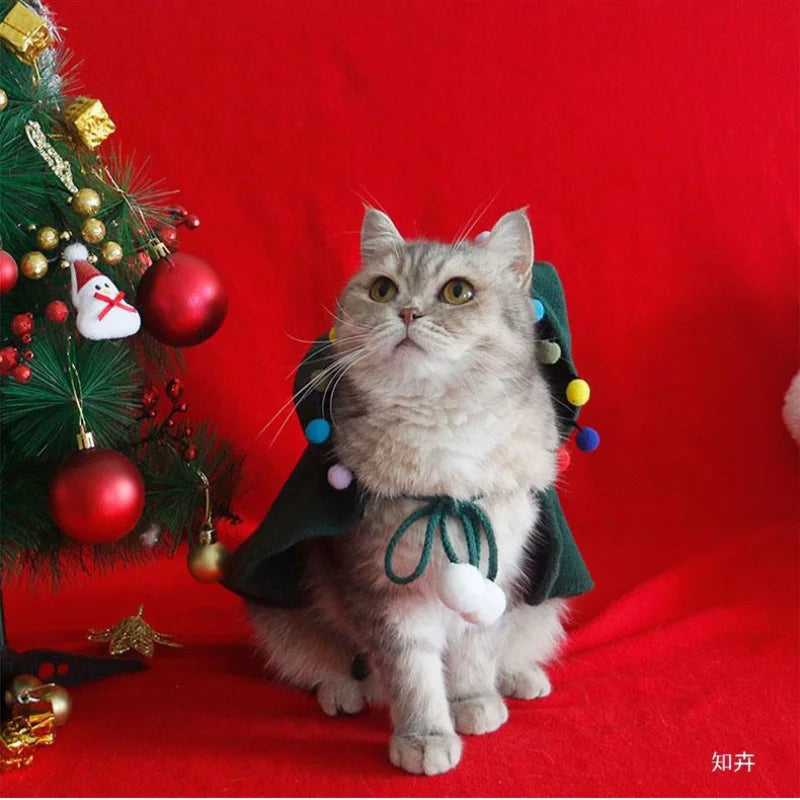 Christmas Clothes for Dogs Cat Outdoor Clothing Warm Cute Winter Funny Holiday Photo Outfits Pet Products Supplies Sweater